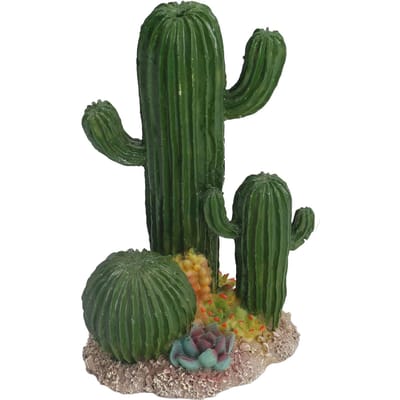 Simulatie Hars Cactus Ornament Stabiele Aquarium Cactus Decoratie met Succulenten voor Aquaria