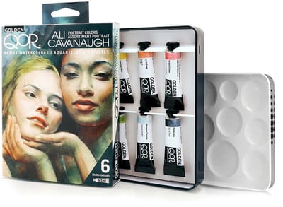 Golden QoR Aquarelverf Ali Cavanaugh Portret Kleuren Set