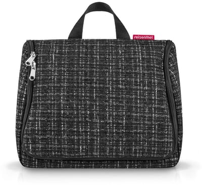 Reisenthel Toiletbag XL Toilettas Ophangen - 4L - Bouclé Zwart