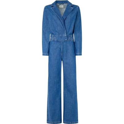 Pepe Jeans Joanna Overall Blauw S Vrouw
