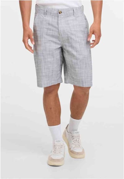 Urban Classics - Structured Skater Chino Korte broek - Taille, 28 inch - Zwart/Wit
