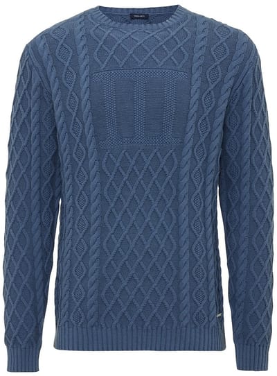Tresanti DEVON Cable sweater with roman III Dark blue (TRKWIE107 - 802)
