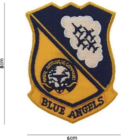 Embleem stof Blue angels klein