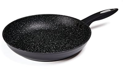 Koekenpan 28cm van Gesmeed Aluminium met Antiaanbaklaag - Geschikt voor Inductie en Vaatwasser