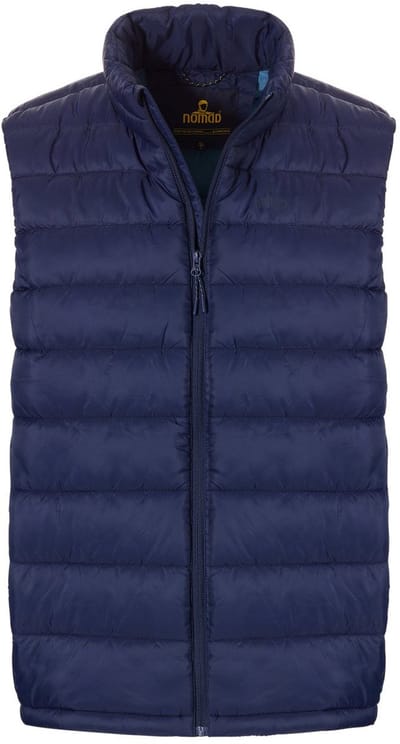 NOMAD® Bodywarmer Heren | Maat L | Donkerblauw | Outdoor Bodywarmer Waterafstotend | Zakken met rits