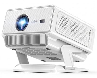 XGODY Gimbal N8 4K Beamer met Netflix - 1200 ANSI Lumen - Mini Beamer met Apps (WhaleOS) - 1080P Full HD Projector - 4K Ondersteuning - Bluetooth en Ingebouwde Speakers