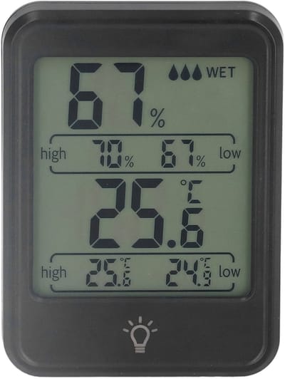 Digitale Thermometer Hygrometer - Professionele Elektronische Vochtigheids- En Temperatuurmeter Met LCD-Display - Voor Binnen- En Buiten Gebruik