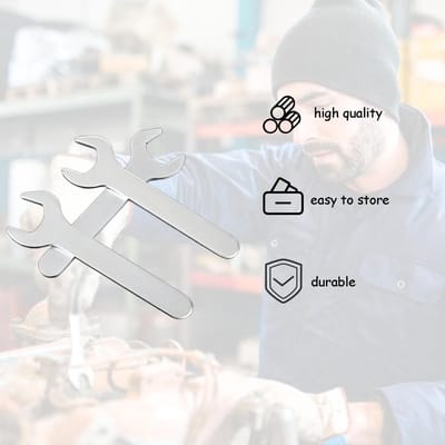 Dailygoods- Gasflessleutel 30 mm - Enkele Steeksleutel - Nauwkeurig Ontwerp - Roestbestendig - Duurzaam Metaal - Handig voor Reparatie - Sleutel