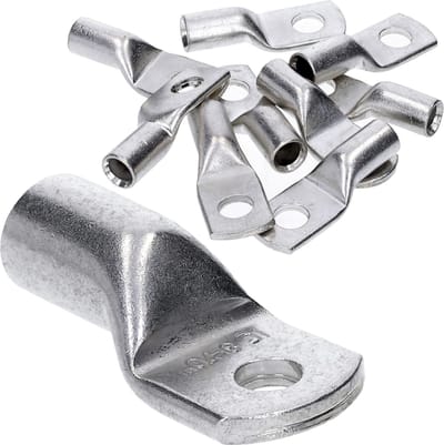 10 stuks Kalitec HR70-8 standaard buiskabelschoenen 70 mm² M8 I zonder kijkgat I Made in Germany