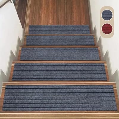 Antislip Trapmatten voor Binnen - 15 Stuks, 22 x 70 cm - Veiligheid en Bescherming voor Kinderen, Ouderen en Huisdieren