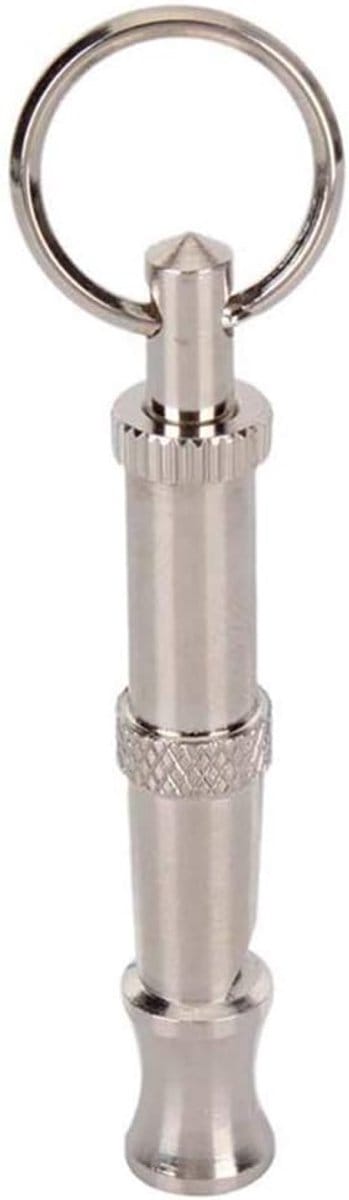 Hondenfluitje RVS - Training Fluit - Hondentraining - Hoogfrequente Klank - 5.4 cm Lengte - Zilverkleurig
