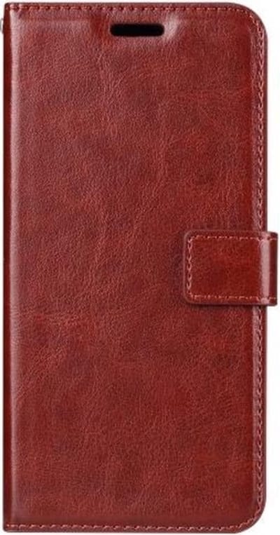 LuxeBass Hoesje geschikt voor Samsung Galaxy S7 Edge - Bookcase Bruin - portemonee hoesje gsm hoesje - telefoonhoes - telefoonhoesjes