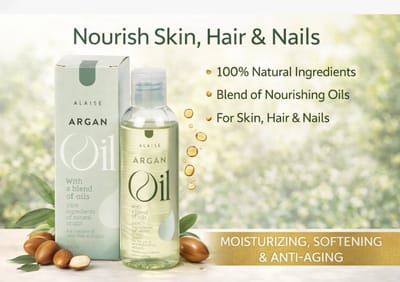 Argan Olie 100% Natuurlijk – Voor Haar, Huid & Nagels – Pure Argan Oil – Hydraterend & Herstellend – Korean Skincare Beauty – 100 ml