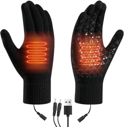 Oplaadbare Verwarmde Handschoenen voor Dames en Heren - Thermische Touchscreen Handschoenen voor Fietsen, Motorrijden en Skiën