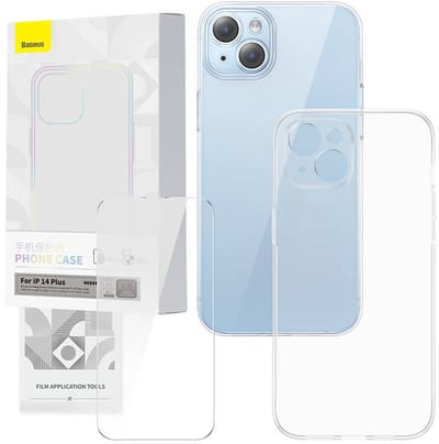 Baseus Transparent Case and Tempered Glass set Corning for iPhone 14 Plus