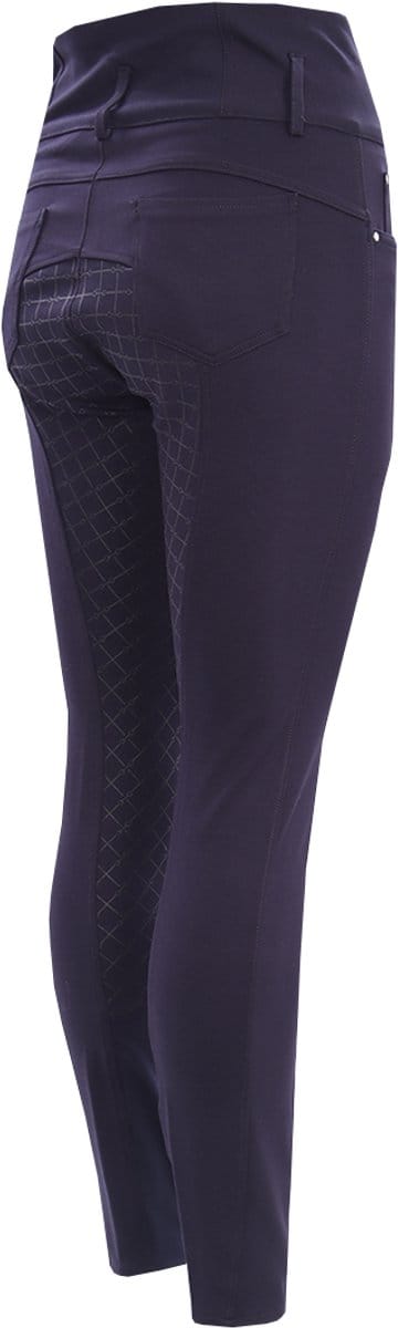 Epplejeck Paardrijbroek Epplejeck Ejtioga High Waist Full Grip Donkerblauw - 38