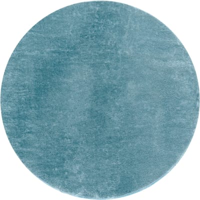 Tapijt Calissa turquoise 80 cm rond