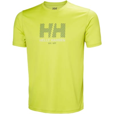 Helly Hansen Tech Graphic 2.0 Korte Mouwen Basislaag Geel M Man