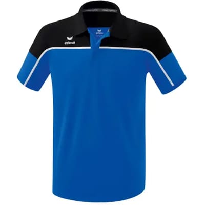 Erima Change Polo Heren - Wit / Zwart / New Royal | Maat: XXL