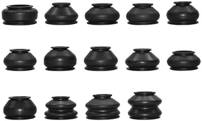 Dailygoods - 14-delige Set Rubberen Balhoofd Stofkappen voor Auto-onderdelen