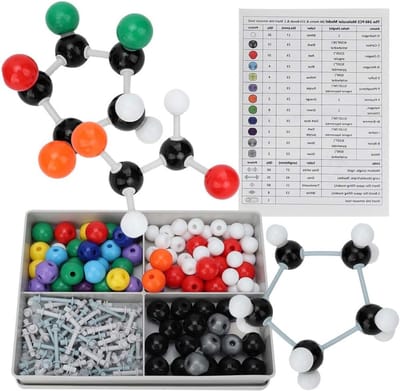 240-delige Atom Link Model Set voor Chemie, Moleculaire Bouwset voor Organische en Anorganische Structuren voor Studenten en Docenten