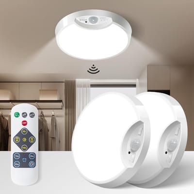 LED Plafondlamp met Bewegingssensor - Oplaadbaar en Dimbaar Licht voor Binnen