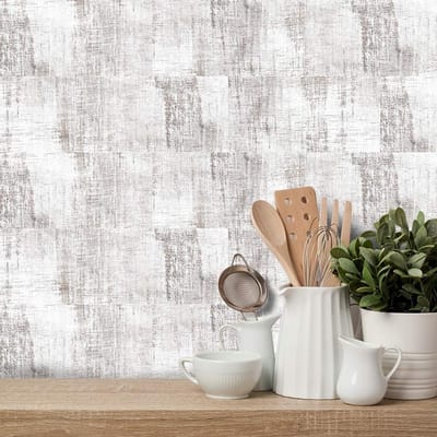 Dailygoods - Houten Look Wandstickers - Zelfklevende Tegelstickers - Voor Badkamer en Keuken - 27 Stuks - Decoratie - Makkelijk aan te brengen - Gesch...