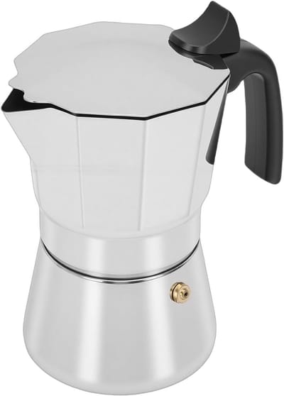 Koffiezetapparaat - Espresso Maker - Kookplaat Koffie - Roestvrij Staal - 6 Kopjes 300ML
