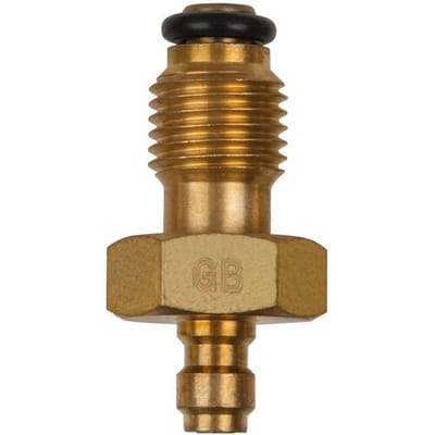 KS Tools 150.2343 Adapterstuk M14x1,5 buitenschroefdraad en 1/4 slangaansluiting met afdichtring