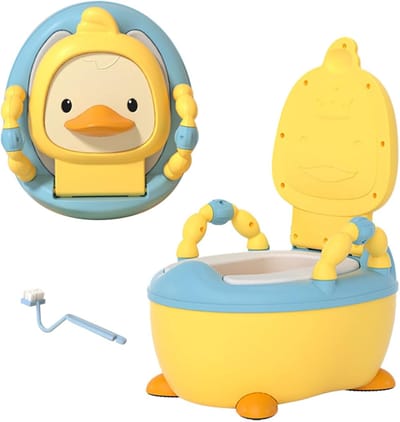 Baby Potty - Kinder Toilet - Zindelijkheidstraining - Antislip Voetjes - 0-6 Jaar - Geel