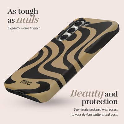 MIO by Mobilize Hoesje | Geschikt voor Samsung Galaxy S25 Plus | Compatibel met MagSafe / Qi2 | Hard Shell Back Cover | Swirl