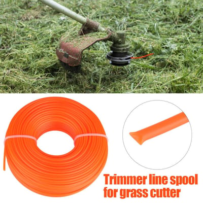 2.4mm Trimmerlijn Nylon Koord Draad Rond Snoer Benzine Grastrimmer 50 meters