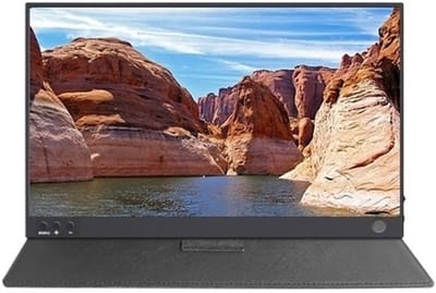 Draagbare Monitor - Externe Scherm Laptop - Werk Uitbreiden - Full HD IPS - 156 inch - Zilver