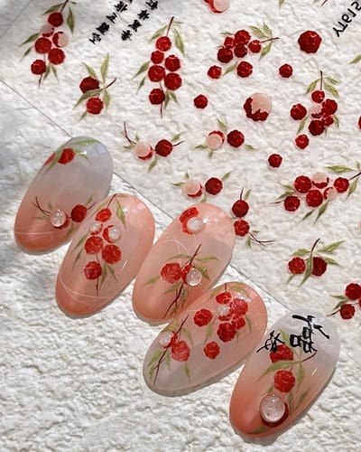 3D Nagelstickers en Nagelkunst Stickers Set - Zelfklevend Geëmbosseerd en Gouden Stempelontwerp - Nageldecoratie voor Manicure, DIY en Nail Art Accessoires