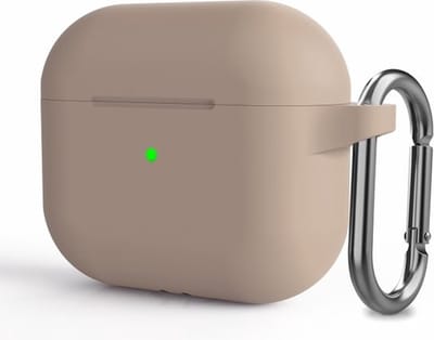 By Qubix - AirPods 3 hoesje - TPU - Slim fit series - Zandroze