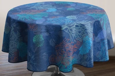 Tafelkleed anti-vlek Corail ovaal 240 x 150 cm Tafellaken - Decoratieve Tafel Accessoires - Woonkamer Decoratie - Bonne et Plus®