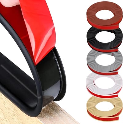 Zelfklevende Meubelrandband 20 mm x 3 m - Flexibel TPE Opvouwbare Randbescherming voor Tafel- en Kast Randen