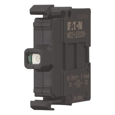 Eaton M22 LED Witte Voor Montagesignaal 12-30V AC/DC - 216557