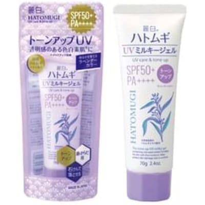 KUMANO COSME - Reihaku Hatomugi The Tone Up UV Milky Gel SPF 50+ PA++++ Lavender - 70g
