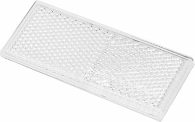 ProPlus Zelfklevende witte reflector - 85 x 40 mm - E-keur - Voor voertuigen en opritten