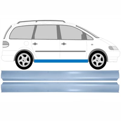 Reparatie dorpel voor Volkswagen Sharan 1995-2010 / Links + Rechts / Set
