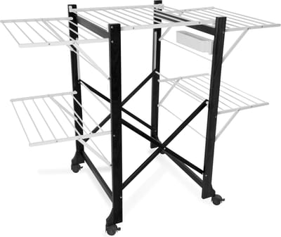 Arredamenti Italia 606 Aliante Nero - massief beukenhout - Droogrek - 23m Drooglengte - Kleur zwart - ARIT