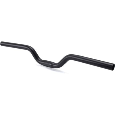 Guidon Riser VTT 25,4 mm Dia Alliage d'Aluminium Extra Long Barre Riser de Vélo pour Vélo Pliant VTT black
