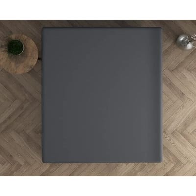 Dreamhouse Hoeslaken Topper Dubbel Jersey Antraciet - 80/90 x 200/220 cm + 20 cm hoekhoogte