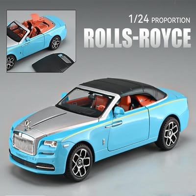 1:24 Rolls Royce Dawn Legering Voertuig Collectie Diecast Metaal Model Auto Jongen Speelgoed Auto's Miniatuur Simulatie Geluid & Licht Cadeau Kinderen