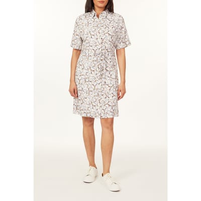 Scotch & Soda Mini Shirt Dress Summer Sketched Floral Taglia: M | Abiti in T-Shirt Outlet | Donna