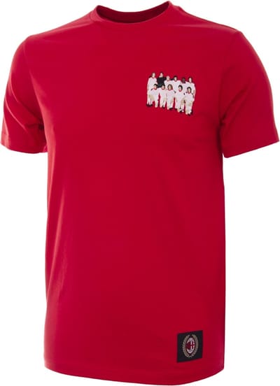 COPA - AC Milan CL 2003 Team Embroidery T-shirt - Heren - Rood - M