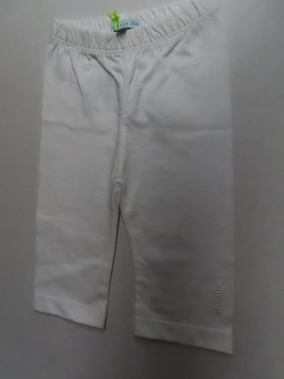Legging - Meisje - 3 /4 lengte - Creme - Effen - 1 jaar 80