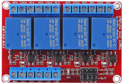 4-kanaals relaismodule 12V met optische koppeling, hoog- of laagniveau trigger, uitbreidingsplaat voor Raspberry Pi en Arduino, ideaal voor automatisering en schakelen