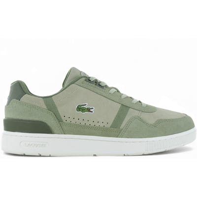 LACOSTE T-Clip Set 222 - Heren Sneakers Schoenen Groen 744SMA0082AAK , Maat: EU 47 UK 12
